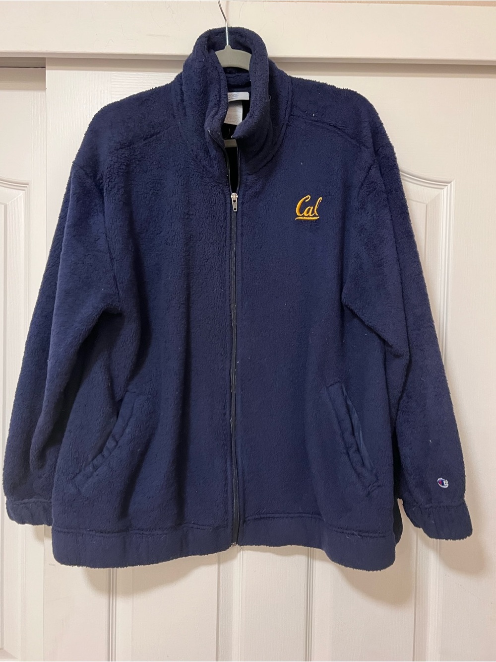 Champion Cal Navy Fleece Jacket - Large